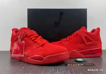 Jordan Red Flyknit Retro 4 0616